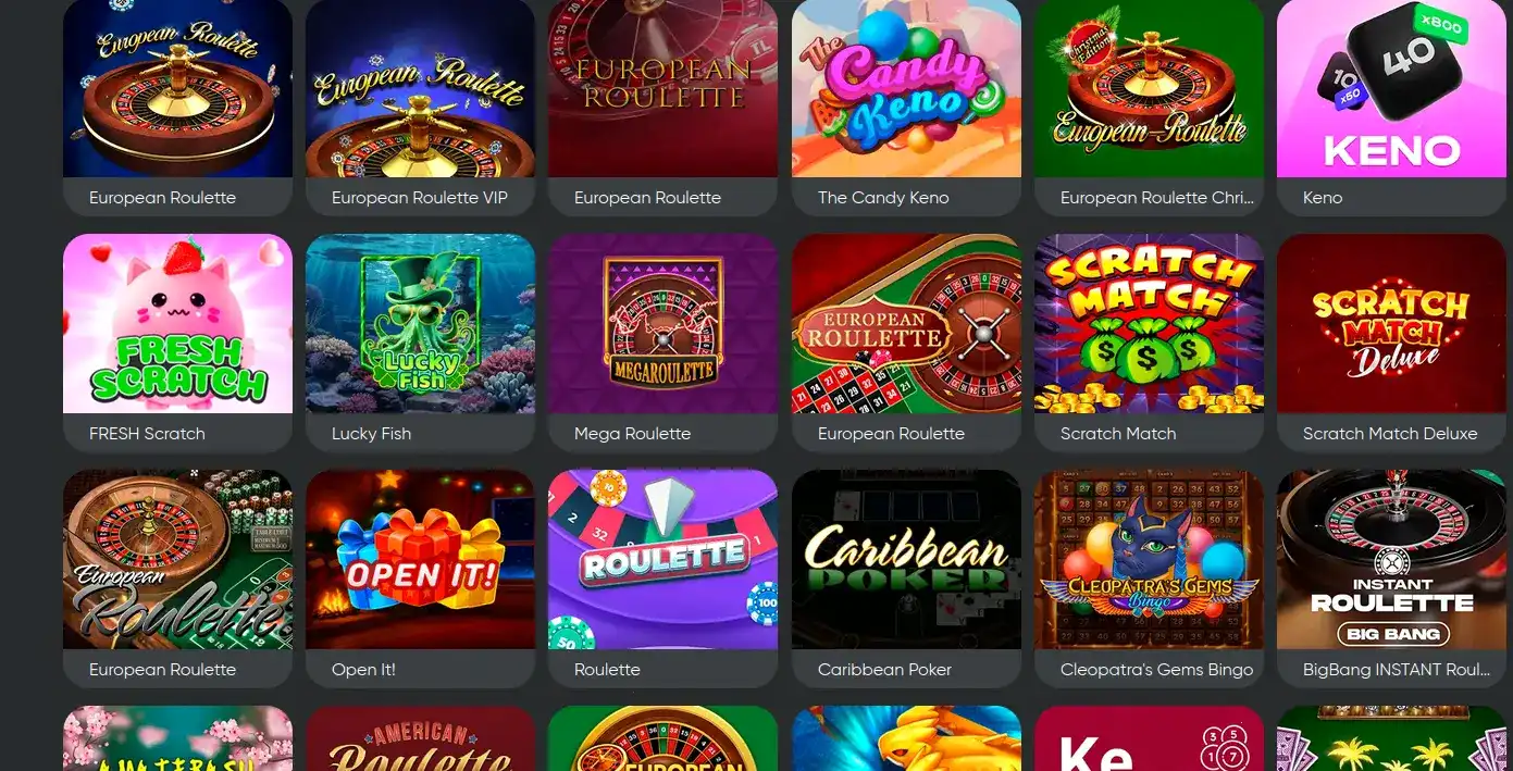 Игровой зал Gorilla casino с яркими слотами